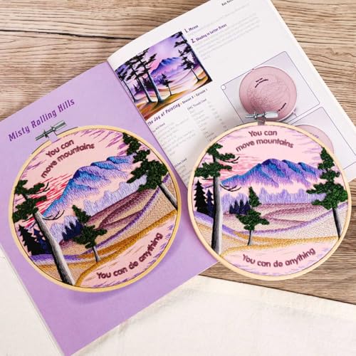 Bob Ross Embroidery (Embroidery Craft)