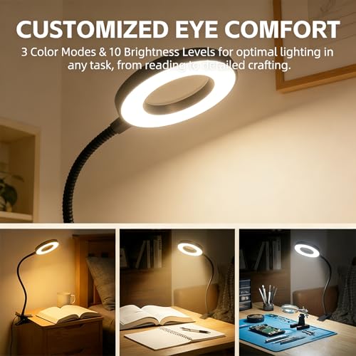 Sunny Power LED Clip On Book Light Eye-Care Bedside Reading Light for Kids