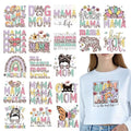 Mama Iron on Transfers for Tshirts - 20Pcs Dtf Transfers Ready to Press, Mother's Day Iron on Decals Patches Stickers, Mama Bear Heat Transfer for DIY Hoodies Clothes Bags Hats Pillows - color: Mama 339