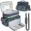 LEFOR·Z Large Sewing Supplies Organizer Bag(13 x 8 x 9 in),Sewing Basket - color: Print Color