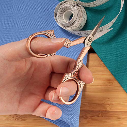 JubileeYarn Antique Style Heirloom Embroidery Craft Scissors - Copper - 1 Scissor - color: Antique Heirloom - Copper, size: 1 Scissor