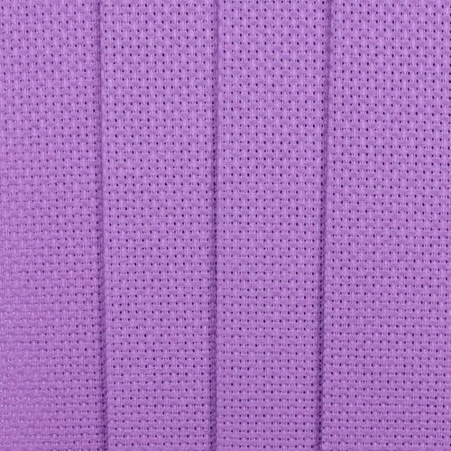 KCS 4 pc of 12" x 18"(30cmx45cm) 14CT Counted Cotton Aida Cloth Cross Stitch Fabric (Lavender) - color: Lavender