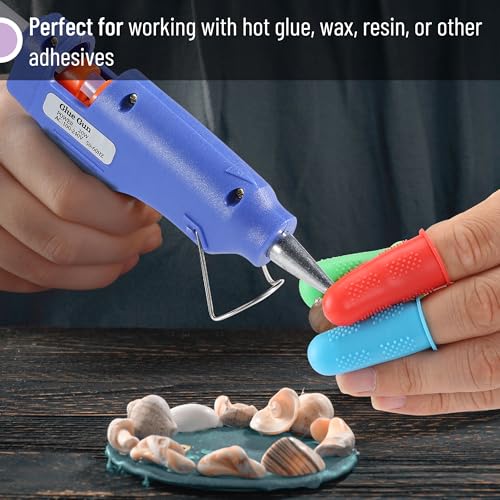 Mr. Pen- Hot Glue Gun Finger Protectors, 24 pcs - color: Deep Bright, size: 24 pcs