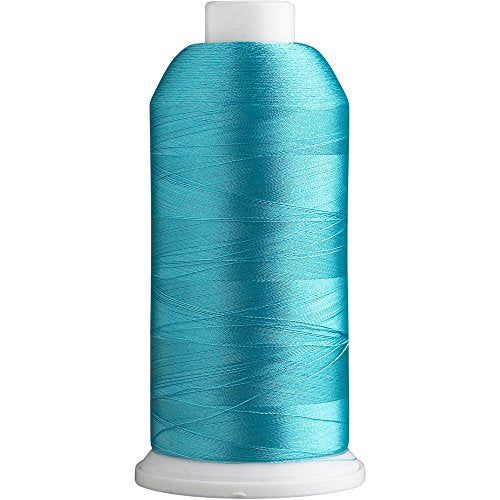 Superpunch SuperB Embroidery Thread 40wt, 5000 m Cone, Turquoise 444 - color: Turquoise 444, size: Pack of 1