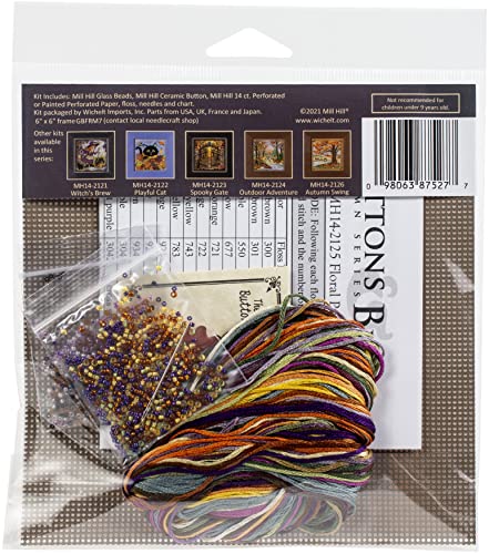 Mill Hill Counted Cross Stitch Floral PUM, Multi