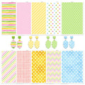 9 Pcs Transfer Paper for Earrings & Polymer Clay, Strips, Dots, Waves,Grids Pattern Water Soluble Transfer Sheet for Polymer Clay DIY Art Crafts Jewelry Earrings Making Supplies 5.82X3.9in