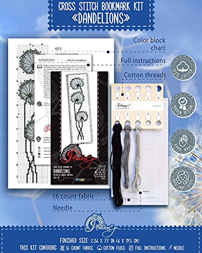 Povitrulya Cross-Stitch Counted Kits (Dandelions)