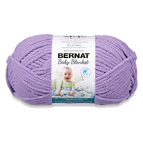 Bernat Baby Blanket Big Ball Baby Lilac - color: Baby Lilac, size: 1 Pack