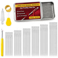 Hand Sewing Needles, 46 Pcs Large Eye Sewing Kit with 6 Sizes