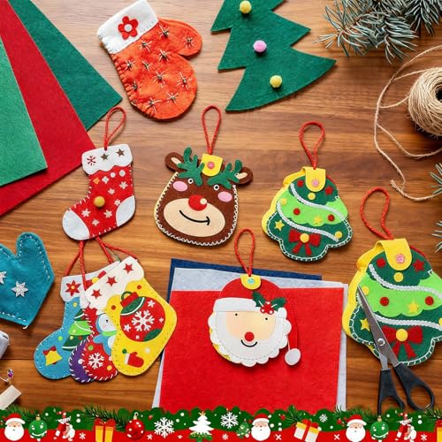 10 Sheets Felt Fabric for Crafts, 8x20 Inch 1.4mm Thick (Rainbow) - color: Rainbow