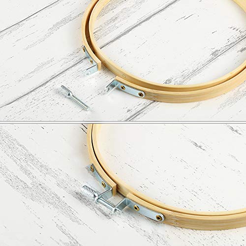 Caydo 12 Pieces 5 Inch Embroidery Hoops, Cross Stitch Hoops Ring Bulk - style: 5 Inch