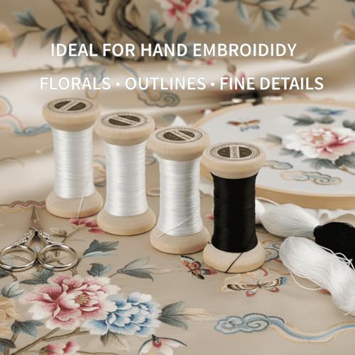 Natural 100% Mulberry Handmade Embroidery Silk Thread Silk Floss (88) - color: 88