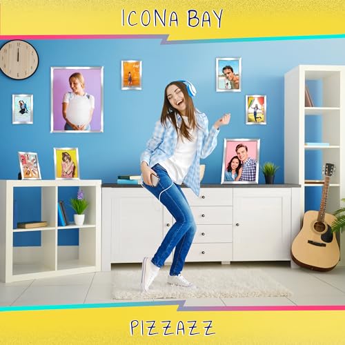 Icona Bay 5x7 Silver Picture Frame - Solid Wood, Pizzazz Collection - color: Silver, size: 5x7