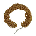 11/0 Glass Seed Beads for Jewelry Making Kit, 2 mm, 12 String Hanks Transparent Gold (Trans.Gold) - color: Trans.Gold