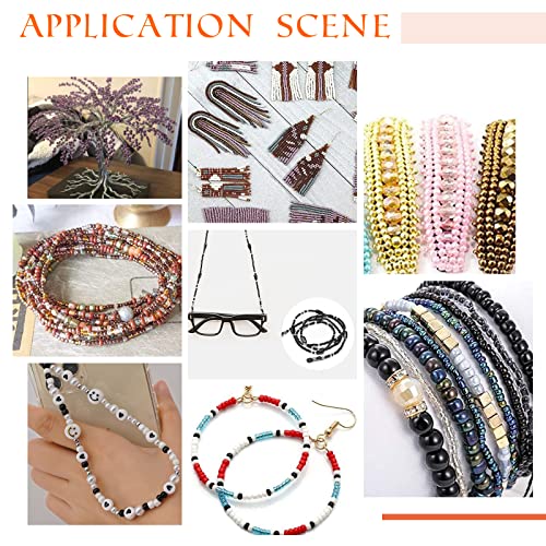 PH PandaHall 6000 Pcs 11/0 Glass Seed Beads, 2mm Seed Beads Round Waist Bead Mini Spacer Bead for Earring Choker Bracelet Neckalce Waist Chain Jewelry DIY Crafts Making, Royal Blue - color: Blue-6000 Pcs
