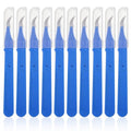 10Pcs Blue Sewing Stitch Remover, Seam Rippers Razor with Protective Case and Anti-Slip Handle, Stitch Seam Ripper Cutters Thread Removal Tool for Sewing Crafting Embroidery