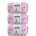 Bernat Baby Blanket Yarn for Crocheting Soft, Blue Ombre, 3-Pack - color: Blue Ombre, size: 3 Pack, style: Baby Blanket