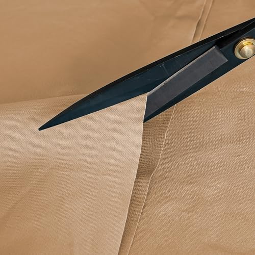 Simple&Opulence 100% Cotton Canvas Fabric 10oz. 59 Inch by The Yard, Nature Duck Fabric Textile Medium Weight for Painting, Sewing, Crafts, Embroidery, Bag, Handmade Home Decor(2 Yards, Apricot) - color: Apricot, size: 2 Yards