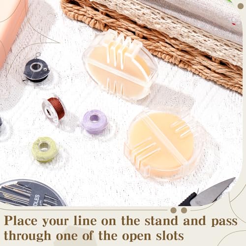 Maitys 2 Pcs Thread Wax Beeswax for Hand Sewing,Yellow, Clear Case - color: Yellow, Clear Case