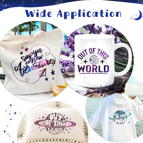 HTVSTD Stars Galaxy Sublimation Transfer Ink Paper 12 Sheets 12 * 10in - color: Galaxy-12