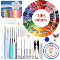 JUPEAN 156 PCS Punch Needle Kit Punch Needle Embroidery Kit Needle Punch