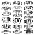 Rngmsi 20 Pcs Inspirational Dtf Transfers Ready to Press for Clothes - style: Motivational