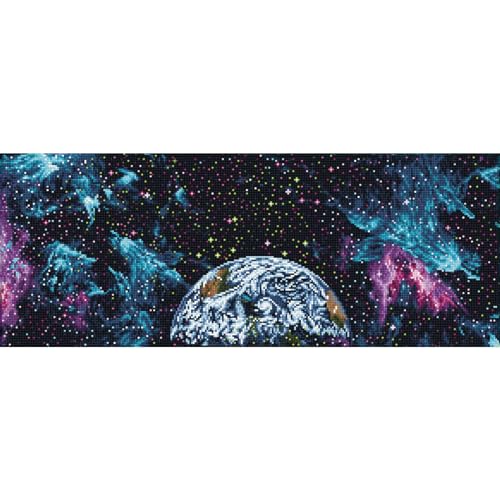 DIAMOND DOTZ Mysterious Universe Diamond Painting Kit for Adults with Gems - size: Medium