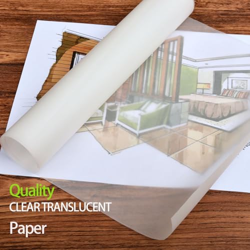 SEMLEART tracing Paper for Sewing /12-inch x 50yard Roll - color: 01-White, size: 12-inch x 50yard Roll