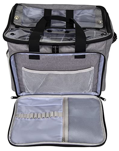 ArtBin Needleworks Project Bag, Portable Craft Tote, Grey - color: Gray, style: Needleworks Project Bag