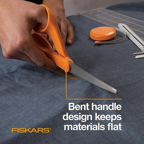 Fiskars 8" Original Orange-Handled Craft & Fabric Scissors, All Purpose - style: Orange-Handled 8"