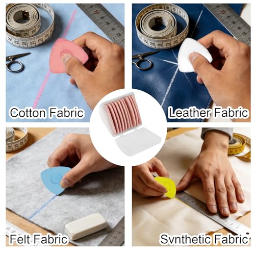 Professional Tailors Chalk Sewing Tailor's Fabric Marker Chalk for Quilting,Sewing Supplies Accessories - color: Red