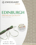 Wizardi Edinburgh Mini Dots 36 Count Linen with White Mini Dots. Needlework Canvas, Cross-Stitch Fabric, Embroidery Cloth, Needlepoint Canvas. 3217/1399 Precut Zweigart - color: Linen with White Mini Dots