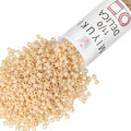 Miyuki Delica Seed Beads - color: DB1591 - Matte Opaque Pear AB