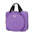 LoDrid Embroidery Project Bag, Square Supplies Storage Tote, Purple - color: Purple