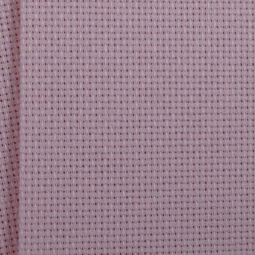 KCS 16CT Counted Cotton Cross Stitch Aida Cloth Fabric (12" x 59",Pink) - color: Pink, size: 12" x 59"
