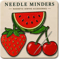 Kraftex Magnetic Needle Minder. Needleminder for Embroidery & Sewing. Cute Needlepoint Accessories. Magnetic Needle Holder for Cross Stitch. Cute Magnet Pin Gift - color: Fruits SCW