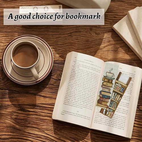 KYOQFVN 6 Pcs Book Cross Stitch Bookmark - 14CT Bookmark Cross Stitch Kit with Instructions, Needlepoint Bookmark Kit for Adult Beginners 6×20cm - color: SQSZX-002