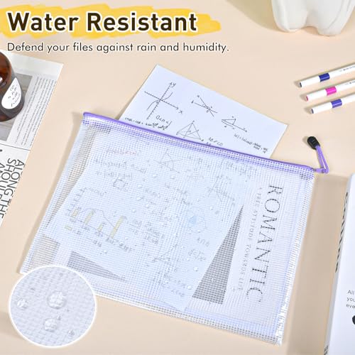26pcs Mesh Zipper Pouch Bags, 8 Sizes Zippered Storage Bags for Organizing