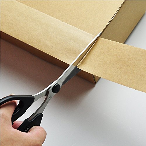 CANARY Craft Scissors Long Blade 8.2" [Extra Non-Stick] All Purpose Scissors, Japanese Stainless Steel Blade, Made in JAPAN, Black - size: Long (Extra Non-Stick)