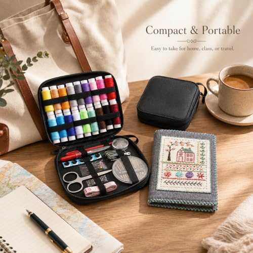 SpaLoo Embroidery Practice Kit for Beginners, Stitch Sample Book