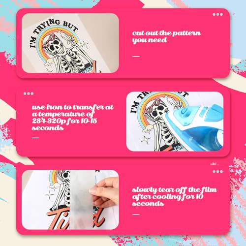 Tellingyou 36 Sheets Iron on Transfers Patches Dtf Ready to Press Vinyl Iron on Patch Embroidered Applique for T Shirt Jacket Pillow Covers Backpack Hoodies DIY Decorations (Funny Style) - style: Funny Style