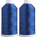 Superpunch SuperB Embroidery Thread 40wt, 5000 m Cone, Pack of 2 - color: Royal Blue 4453, size: Pack of 2