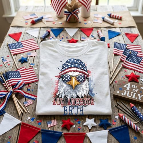 20Pcs Papiailove 4th of July Dtf Transfers Ready to Press Independence Day Iron on Transfers for Tshirts 250th Anniversary Transfer Vinyl Stickers for Clothing Pillows Bag DIY Crafts - color: Independence Day