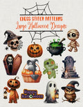 Cross Stitch Patterns: Large Halloween Designs: 12 Spooky and Fun Cross Stitch Patterns – Ideal for Beginners and Advanced Stitchers – Perfect for ... (Cross Stitch Patterns - English Edition)