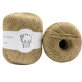 80g Sparkle Silver Lurex Thread Shining Yarn, Metallic Crochet Thread Yarn for Crocheting, Sparkle Metallic for Knitting Clothes, Car Charm, Keychain Charm(Gold) - color: Gold