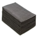 COTTON CRAFT Amazing Kitchen Towel - 12 Pack 100% Cotton Waffle Terry Towel - color: Charcoal, size: 12 Pack