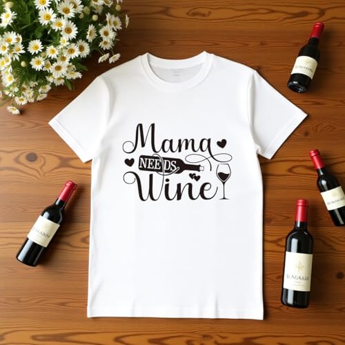 Dtf Transfers Ready to Press - 20Pcs Funny Wine Quote Iron on Transfers for Tshirts Wine Lover Iron on Decals Sassy Wine Sarcasm Heat Transfer Vinyl Stickers for Clothing Pillows Bag DIY Crafts - color: Funny Wine