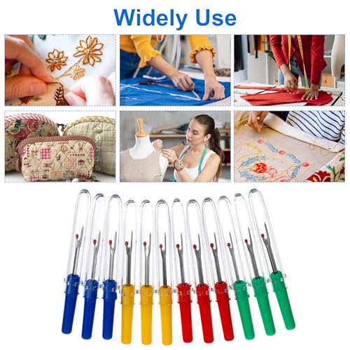 150 Pcs Colorful Seam Ripper Bulk for Sewing Tool Embroidery Remover Handy Sewing Seam Ripper for Opening Removing Seams and Hems DIY Craft, 4 Colors