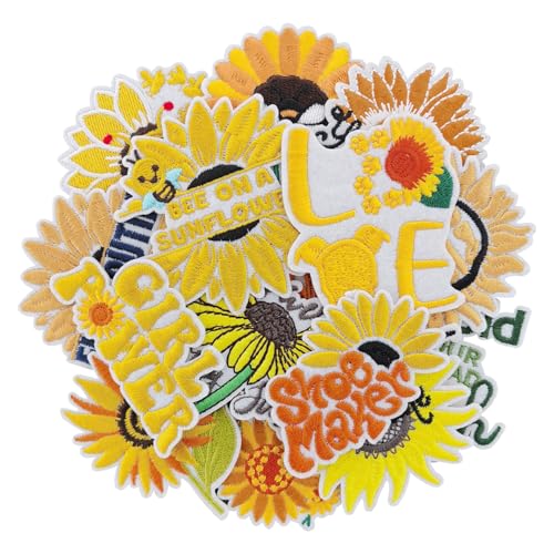 15Pcs Positive Affirmations Iron on Patches, Campus Theme Embroidered Patch, Jacket Patches Iron on - color: AZXK-05