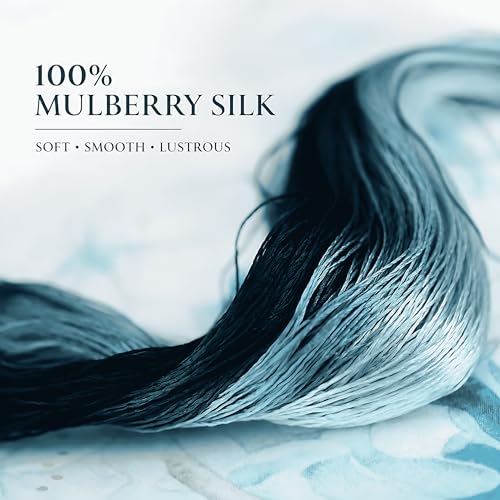Mulberry Silk Floss Embroidery Thread Floss-Cross Stitch Threads China Silk Woven Jewelry Threads DIY Sewing Kits (49) - color: 49